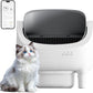 Greesum Automatic Self-Cleaning Litter Box for Cats - Open-Top Design, Easy Odor Control, Smart APP Control, 15L Large Waste Bin, Includes Trash Bags & Mat (Grey)