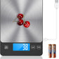 NASA-Grade 33lb Digital Kitchen Scale, Precisely Measures Grams and Ounces for Baking and Cooking,304 Stainless Steel