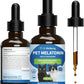 Pet Wellbeing Pet Melatonin for Cats - Supports Adrenal & Thyroid Health, Cortisol Balance, Helps Maintain Normal Sleep Patterns - Veterinarian-Formulated Liquid Supplement 2 fl oz (59 ml)