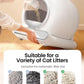 Self Cleaning Cat Litter Box, Ultra-Safe Protection Automatic Cat Litter Box, APP Control/Lower Entry/Large Capacity with 3 Rolls Liners & Mat LELOPETS