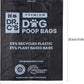 Certified 65% PCR (Post Consumer Recycled) Plastic and 35% Plant Based Dog Poop Bags - Dr. C's Premium Dog Poop Bags - 270 Bags / 18 Rolls, Extra thick, Leak Proof, Unscented, Earth Friendly