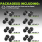 Hex Dumbbell Set, 30-480 lb Set Rubber Encased Exercise & Fitness Dumbbells, Weights Dumbbells Set, Hand Weight for Strength Training