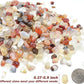 Halatool 2.2LB Crystal Pebbles 0.27"- 0.79" Natural Landscaping Pebbles Aquarium Gravel Decorative Polished Stone Suitable for Plants Home Decoration DIY Handmade Fish Tanks Vase Filler