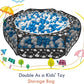Pawaboo Small Animals Playpen, Waterproof Small Pet Cage Tent with Zippered Cover, Portable Outdoor Yard Fence with 3 Metal Rod for Chick/Kitten/Puppy/Guinea Pig/Rabbits/Hamster/Chinchillas, Magnolia