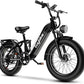 1500W Electric Bike for Adults,48V 20/60Ah Removable Battery Max Range 80Miles & 30MPH Electric Bicycle,20''×4" Fat Tire Ebike,Adult Electric Bicycles for Commute Beach Snow,E-Bike UL Certified
