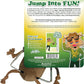 Meowijuana Jump 'n' Jamb Door Hanging Cat Toy | Funky Monkey | Refillable Interactive Catnip Toy | Promotes Play and Cat Health | Includes Potent Catnip Grown in North America