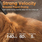 Dog Blow Dryer - Ultra-Quiet 40dB Cat Mode, 3-in-1 Nozzles & Adjustable Speed/Temp, Negative Ion Technology, BLDC Motor for Fast Drying, Portable & All-in-One Storage for Dogs & Cats