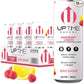 UPTIME Energy Drink, Raspberry Lemon Sparkling, 12 Pack, Vitamin C, L Theanine, Calcium, Sugar Free Energy Drinks for Focus Support, 142mg of Natural Caffeine, 5 Calories, Natural, 12 fl oz Cans