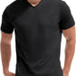 VEIISAR Premium V Neck T Shirts for Men - Modern Fitted Tees Vneck Undershirts