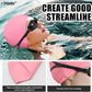 Tripsky Silicone Swim Cap,Comfortable Bathing Cap Ideal for Curly Short Medium Long Hair, Swimming Cap for Women and Men, Shower Caps Keep Hairstyle Unchanged…