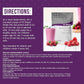 Vi-Shape Raspberry Super Biotin 1 Shake Pouch (24 Servings) + 1 Box Raspberry Mix-in (15 Servings) Delicious ViShape Shake with Strawberry Mix-in
