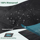 Dog Car Seat Cover for Back Seats 100% Waterproof with Metal Buckle Mesh Window Scratch Proof Heavy Duty Rear Backseat Protector Hammock for Pet, SUV Truck Vehicle Accessories, 54" x 58", Black