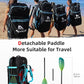 Abahub Adjustable Kayak Paddle 210-230 cm/ 230-250 cm Floating Kayaking Oars Boating Oars Canoeing Oars Black