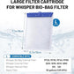 16 Count Large Filter Cartridges Compatible with Whisper Bio Bag Filters, Large Aquarium Filter Cartridge for Whisper 20i 40i, IQ20/30/45/60, PF20/30/40/60 and Repto Filter