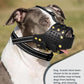 Dog Muzzle, Leather Basket Soft Muzzles Medium Large Breeds, Pitbull Dog Muzzle Amstaff Staffordshire Terrier, German Shepherd Dalmatian Doberman Adjustable (XL)