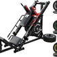 RitFit Adjustable Leg Press and Hack Squat Machine with Weight Plate Set, Professional Home Gym Equipment with Linear Bearings, Specialized for Complete Lower Body Workouts and Weight Storage Posts
