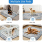 Washable Pee Pads for Dogs 2 Pack, Absorbent Reusable Puppy Pads Waterproof, Leakproof & Non-Slip Whelping Pad, Potty Training Pads for Dogs Playpen Mat 48x48