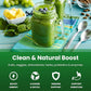 NutraChamps Super Greens Powder Premium Superfood | 20+ Organic Green Veggie Whole Foods | Wheat Grass, Spirulina, Chlorella | Antioxidant, Digestive Enzyme & Probiotic Blends (9.0 Oz, Berry)