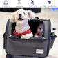 Dog Travel Bag with Removable Rolling Wheels, Airline Approved Pet Carrier, Foldable Cat Bag with Breathable Mesh, Pet Stroller(Black)