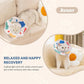 Avont Soft Cat Recovery Cone Collar, Adjustable Lightweight Kitten E-Collar for Small Dogs, Comfortable Neck Donut Stop Licking Scratching After Surgery -Cow(XS)