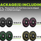 Bumper Plates 2 - Inch Olympic Weight Plate Set for Barbell, 10-55 lb Rubber Weights Sets for Home Gym, Strength Training Plate, Weight Lifting, Black