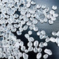 0.88LB Clear Fish Tank Gravel Aquarium Glass Stones Sea Glass Pebbles Aquarium Gravel Rocks Fish Tank Rocks, Sand Glass Gems Stones Beads Pebbles Rock for Vase Filler Turtle Fish Tank Decoration