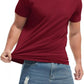 VEIISAR Premium V Neck T Shirts for Men - Modern Fitted Tees Vneck Undershirts