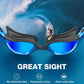 ZIONOR Swim Goggles, G1 MAX Polarized Anti-Fog Swimming Goggles for Men Women