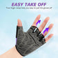 Cycling Gloves with Shock-Absorbing Pad, Extra Grip, Flexible Fit, Light Weight, Breathable for Men and Women Mountain Biking