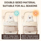 Dog Stroller Cushion & Mat, Pet Stroller Cushion for Dogs & Cats, 5-Level Waterproof & Removable Inner Core, Dog-Ergonomic 3-Zone Support, 4-inch Thickness (Flower Set)