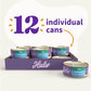 Halo Wet Cat Food Whitefish Recipe, Grain Free Wet Cat Pate, Canned Cat Food for Extra Hydration, 5.5 Oz Can (Pack of 12)