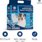 American Kennel Club Male Dog Wrap, Disposable Diapers with Wetness Indicator, Medium, 50 Count