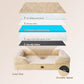 EHEYCIGA Orthopedic Dog Bed for Medium Dogs, Waterproof Memory Foam Medium Dog Beds with Sides, Non-Slip Bottom and Egg-Crate Foam Pet Couch Bed with Washable Removable Cover, Greige