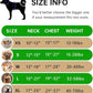 IVY&LANE No Pull Dog Harness for Large Dogs, Dog Vest Harness with Leash, Safety Belt and Storage Strap, Fully Adjustable Harness, 360° Reflective Strip, Soft Handle (Green, L)