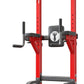 SogesHome Adjustable Pull Up Bar & Dip Station, Heavy Duty 500LB Capacity Multifunctional Home Gym Fitness Equipment for Strength Training, Push Up Stand for Arm, Back, Core & Full Body Workout