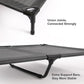 petizer 36" Elevated Dog Bed for Large Dogs, Outdoor Dog Cot Bed Waterproof, XL Dog Bed with Supporting Bars - Up to 120 LBs, Washable Breathable Raised Cooling Pet Bed, Indestructible, Large
