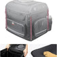 KEMIMOTO Motorcycle Dog/Cat Carrier Bags Pet Voyagers for Street Glide Road King with Passenger Seat Sissy Bar or Luggage Rack Touring Trike Models