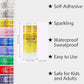 Mysense Gold Body Glitter Stick,Mardi Gras Accessories,Sparkling Face Hair Glitter,Mermaid Sequins Chunky Glitter Face Paint,Singer Concert Outfit Festival Rave Accessories for Women and Kids