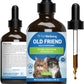 Pet Wellbeing Old Friend for Senior Cats - Supports Immune System Health, Joint Mobility, Healthy Energy Levels, Alfalfa, Reishi - Veterinarian-Formulated Herbal Supplement 4 oz (118 ml)