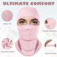 Achiou Balaclava Face Mask, Ski Mask for Men Women Football, Lightweight Sheisty, Ninja Shiesty Sun Hood UV Protector Cycling