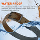 Dogline Biothane Waterproof Dog Collar Strong Coated Nylon Webbing with Black Hardware Odor- Proof for Easy Care Easy to Clean High Performance Fits Small Medium or Large Dogs, Dark Chocolate Brown