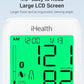 iHealth Accu Luminate Arm Blood Pressure Monitor – 4.5" Large Tri-Color WHO-Based LCD, Clinically Validated Accuracy, Irregular Heartbeat Alert, Bluetooth Cloud Sync, Adjustable Large 8.6"–17" Cuff