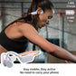 Swimming Waterproof Bone Conduction Headphones Bluetooth 5.3 lPX8 Underwater Waterproof Headphones for Swimming with 32GB MP3 Player Built in Earbuds for Sport Running Cycling Gym (White)