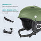 VANRORA Ski Helmet, Snowboard Helmet for Men & Women, Climate Control Venting, Dial Fit, Goggles Compatible, Removable Fleece Liner and Ear Pads, Safety-Certified