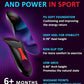 Sport Shock Absorbing Insoles - Athletic Shoe Cushioning Inserts for Men and Women - Ideal for Active Sports Running Training Hiking - Neutral Arch Good for Sneakers Shoes (S, Indigo)
