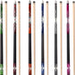GSE Games & Sports Expert 58" 2-Piece Canadian Maple Hardwood Billiard Pool Cue Sticks for Men/Women, House or Commercial/Bar Use (Several Colors, Weight 18oz, 19oz, 20oz, 21oz Available)