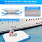 Inflatable Lake Float for Adults, Multi-Person Inflatable Swim Deck with None-Slip Surface, Swimming Water Platform, Floating Island - Dock - Raft for Pool & Beach, Lake, River Fun