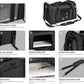 Cat Carriers Dog Carrier Pet Carrier for Small / Medium Cats Dogs Puppies (Up To 15lbs), TSA Airline Approved Small Dog Carrier Soft Sided, Collapsible Waterproof Travel Puppy Carrier -Black