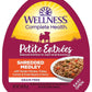 Wellness Petite Entrées Shredded Medley with Tender Chicken, Turkey, Carrots & Green Beans, 3-Ounce Cup (Pack of 12)