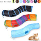 iCAGY Cat Tunnel for Indoor Cats Interactive, Rabbit Tunnel Toys, Pet Toys Play Tunnels for Cats Kittens Rabbits Puppies Crinkle Pop Up Blue 47" Shape S